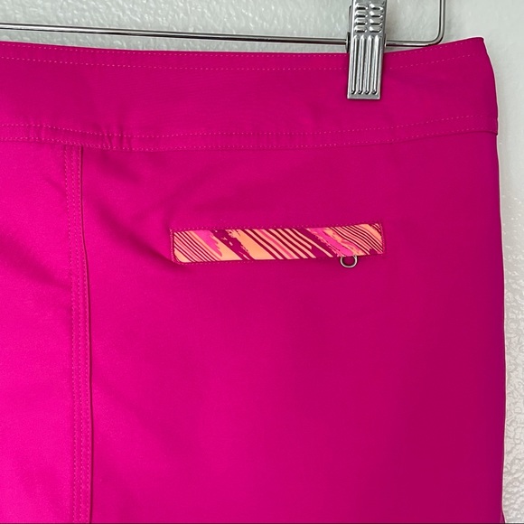 The North Face Pink Front Tie Back Pocket Board Shorts Size 6 - Picture 4 of 7